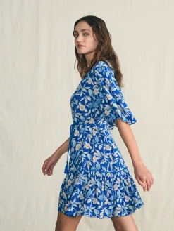Dresses^Faherty Brand Orinda Mini Dress - Blue Ginger Floral