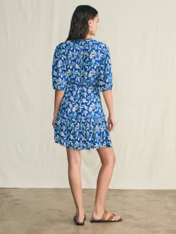 Dresses^Faherty Brand Orinda Mini Dress - Blue Ginger Floral