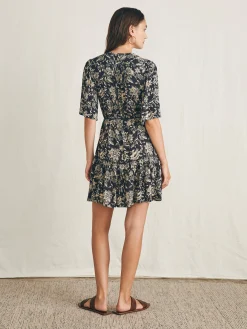 Dresses^Faherty Brand Orinda Mini Dress - Charcoal Chiyoda Floral