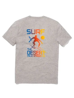 T-Shirts & Henleys^Faherty Brand Palm Springs Short-Sleeve Crew T-Shirt - Grey Heather