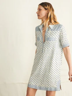 Dresses^Faherty Brand Rae Dress - White Lotus Floral Print