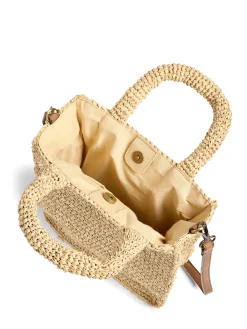 Bags^Faherty Brand Raffia Cross Body Bag - Natural