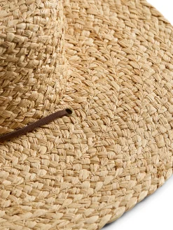 Swim|Hats^Faherty Brand Raffia Lifeguard Hat - Natural
