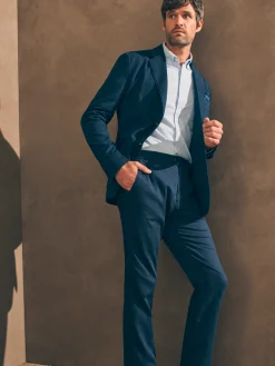 Blazers^Faherty Brand Reserve All Season Blazer - Deep Sea Navy