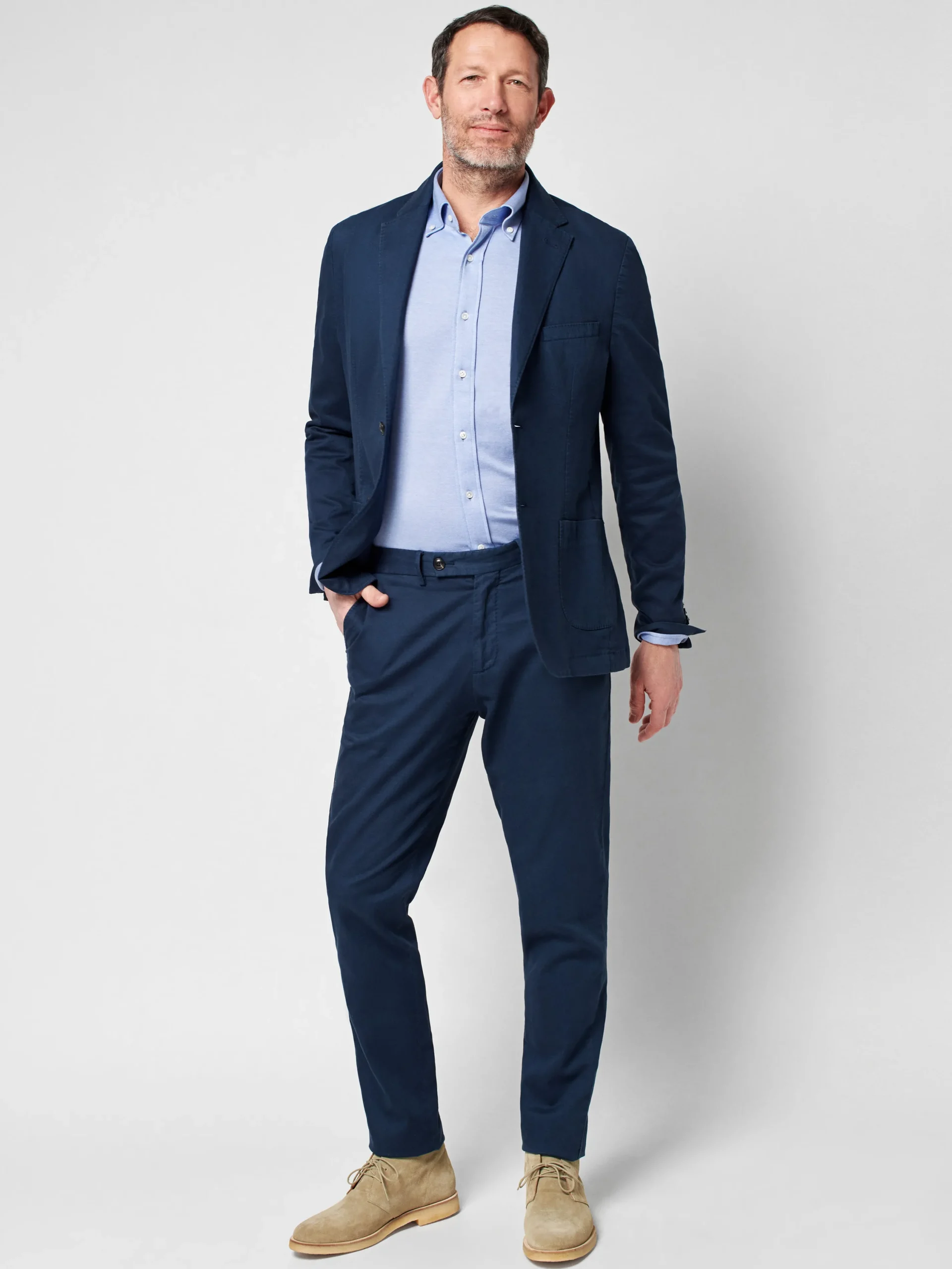 Blazers^Faherty Brand Reserve All Season Blazer - Navy