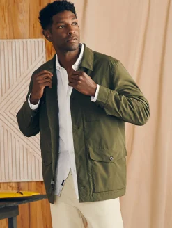Jackets & Vests^Faherty Brand Reserve Four Pocket Field Jacket - Cascade Olive