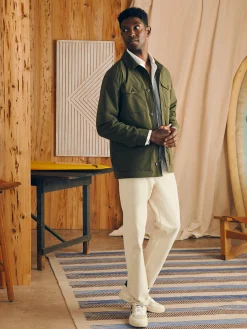 Jackets & Vests^Faherty Brand Reserve Four Pocket Field Jacket - Cascade Olive