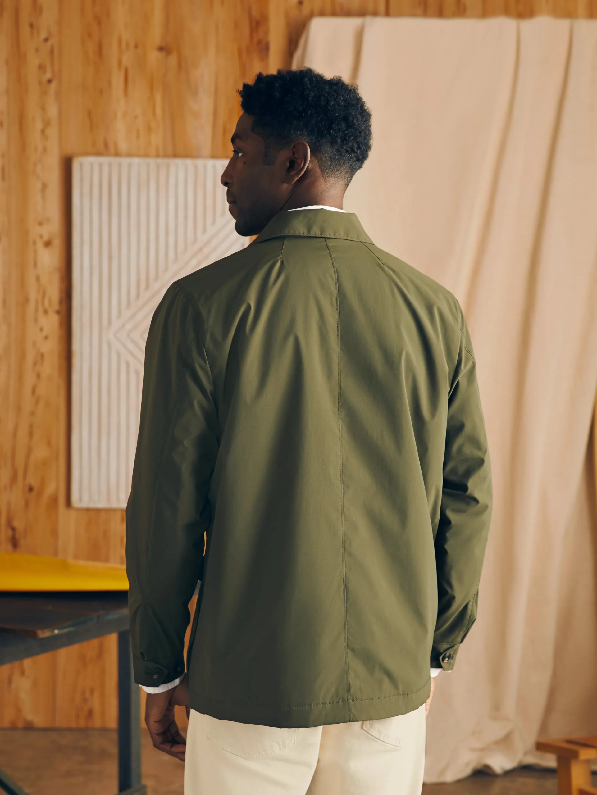 Jackets & Vests^Faherty Brand Reserve Four Pocket Field Jacket - Cascade Olive