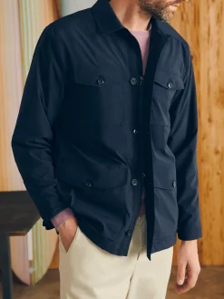 Jackets & Vests^Faherty Brand Reserve Four Pocket Field Jacket - Northern Navy