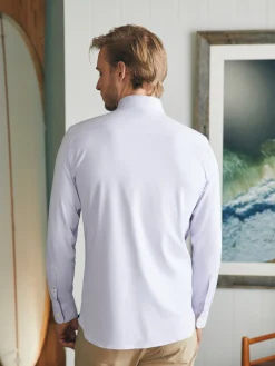 Shirts^Faherty Brand Reserve Knit Shirt - Soft Lavender Melange