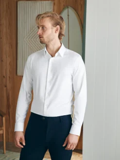 Shirts^Faherty Brand Reserve Knit Shirt - White