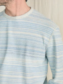 Hoodies & Sweatshirts^Faherty Brand Reversible French Terry Crew - Tidal Waves