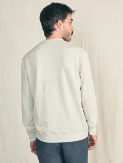 Hoodies & Sweatshirts^Faherty Brand Reversible French Terry Crew - Tidal Waves