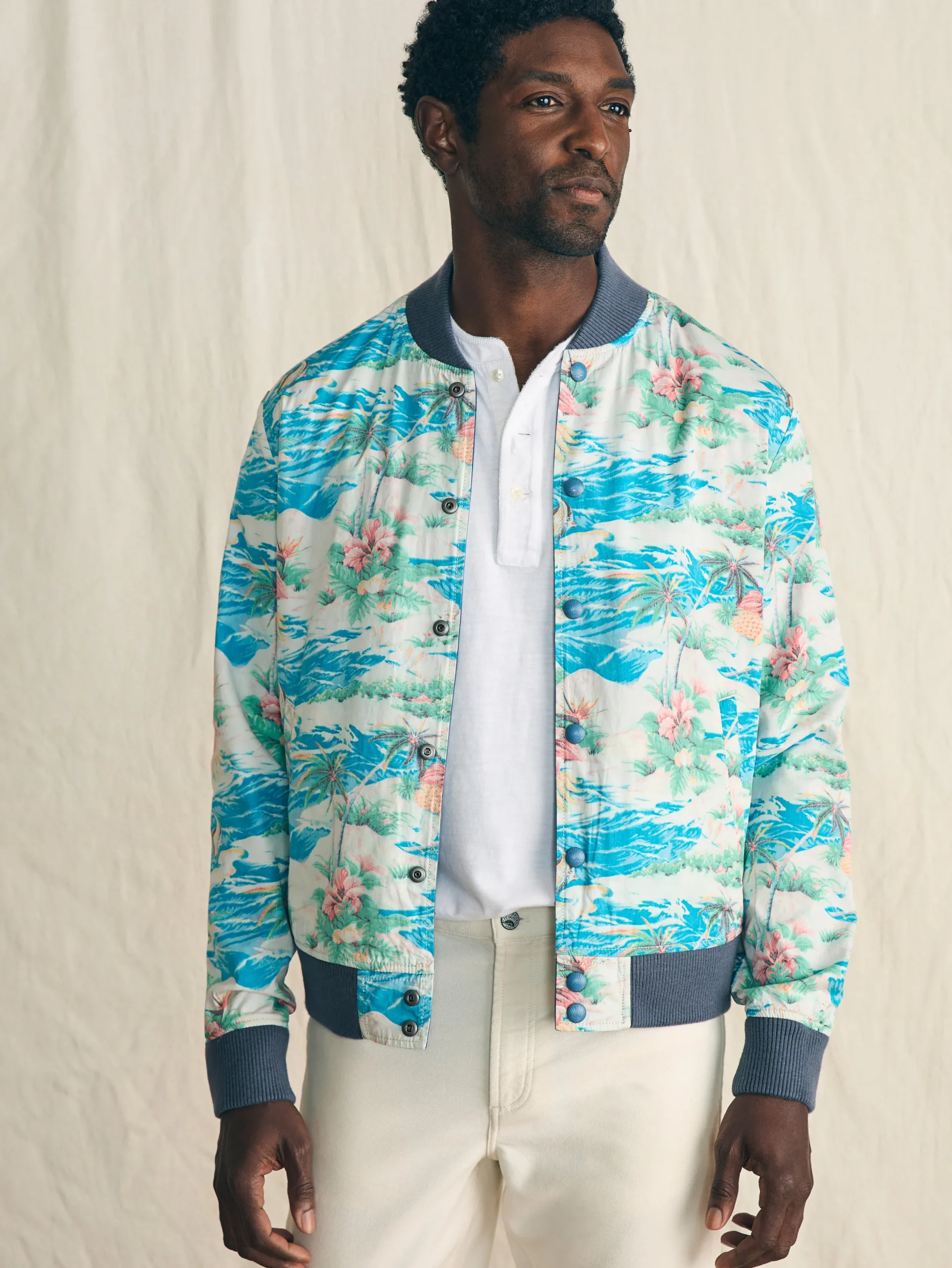Jackets & Vests^Faherty Brand Reversible Surf Shop Jacket - Malibu