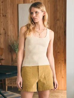Sweaters^Faherty Brand Rue Sweater Tank - Summer Sand