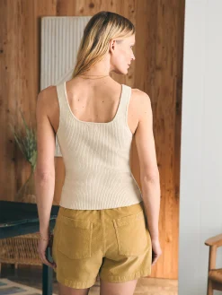 Sweaters^Faherty Brand Rue Sweater Tank - Summer Sand