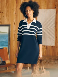 Dresses^Faherty Brand Rugby Jersey Dress - Cape May Stripe