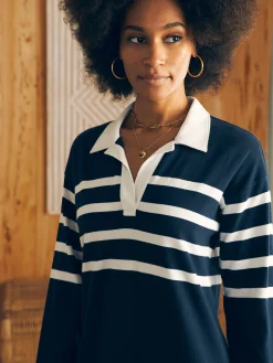 Dresses^Faherty Brand Rugby Jersey Dress - Cape May Stripe