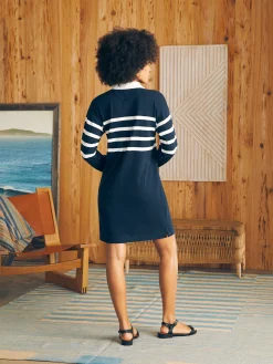 Dresses^Faherty Brand Rugby Jersey Dress - Cape May Stripe