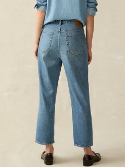 Pants^Faherty Brand 90S Crop Jean - Bluestone Wash