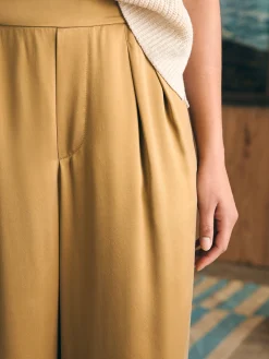 Pants^Faherty Brand Sandwashed Silk Gemma Pant - Antique Bronze