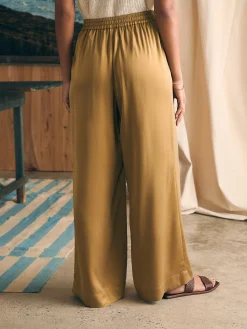 Pants^Faherty Brand Sandwashed Silk Gemma Pant - Antique Bronze