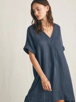 Dresses|Swim^Faherty Brand Sanibel Basketweave Dress - Washed Black
