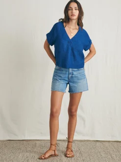 Shirts & Tops^Faherty Brand Sanibel Top - Indigo