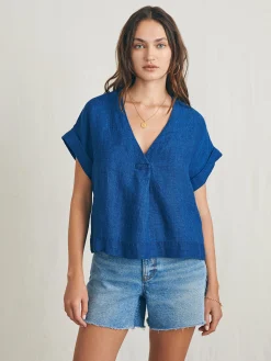Shirts & Tops^Faherty Brand Sanibel Top - Indigo