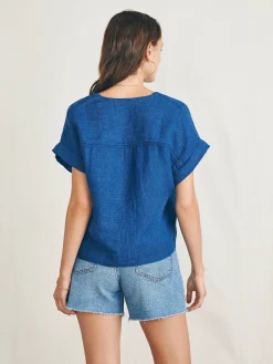 Shirts & Tops^Faherty Brand Sanibel Top - Indigo
