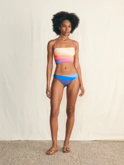 Swim^Faherty Brand Seascape Bikini Bottom - Sun And Wave