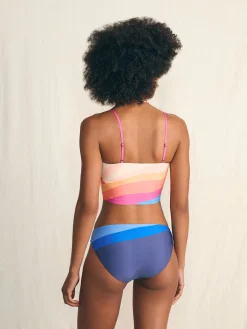 Swim^Faherty Brand Seascape Bikini Bottom - Sun And Wave