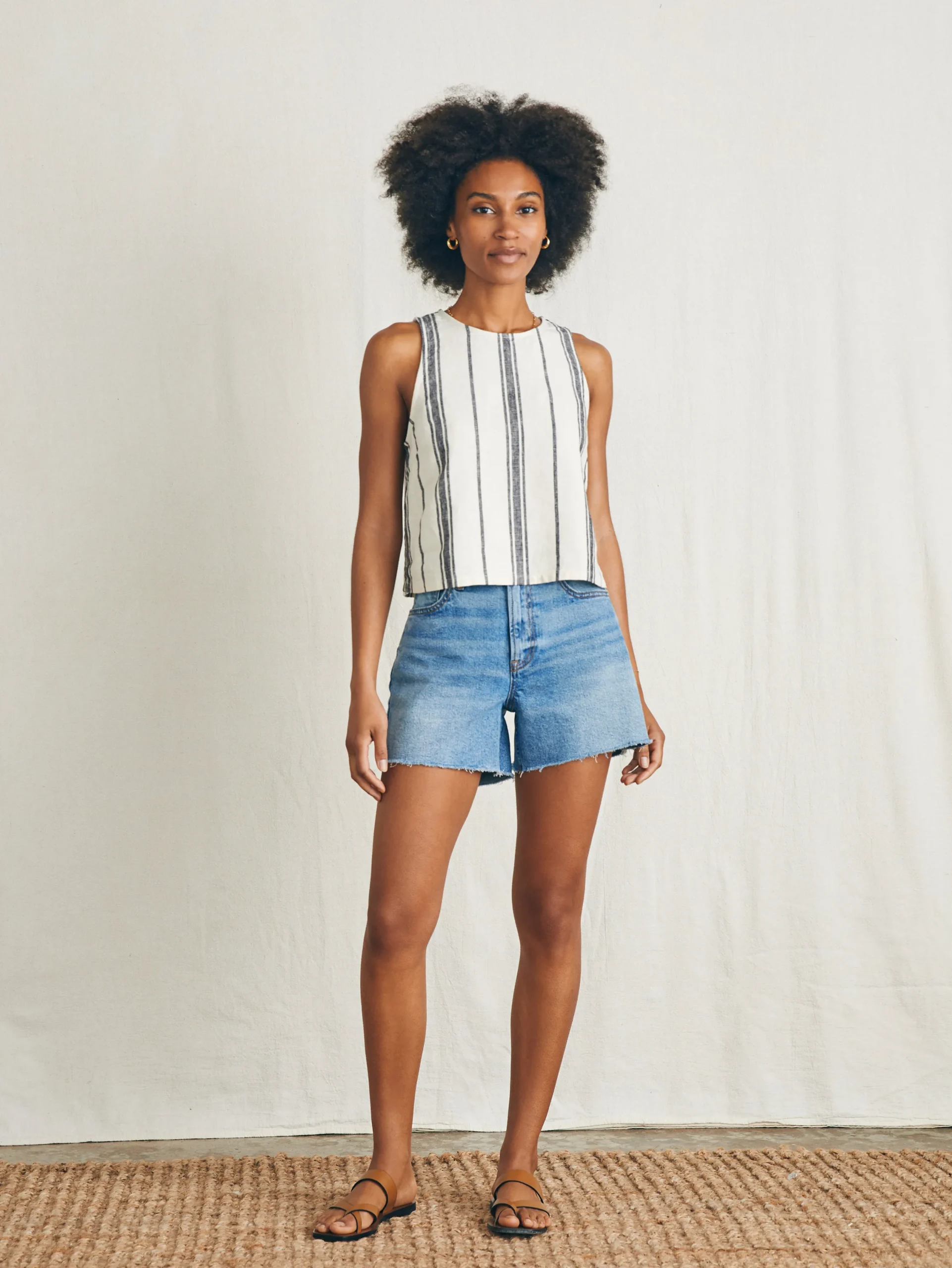 Shirts & Tops^Faherty Brand Shoreline Shell - Santa Cruz Stripe