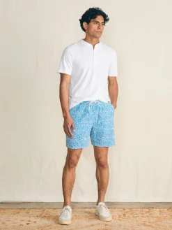 Swim^Faherty Brand Shorelite Active Swim Short (7
