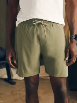 Shorts|Swim^Faherty Brand Shorelite Active Swim Short (7" Inseam) - Light Pine