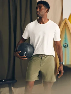 Shorts|Swim^Faherty Brand Shorelite Active Swim Short (7" Inseam) - Light Pine