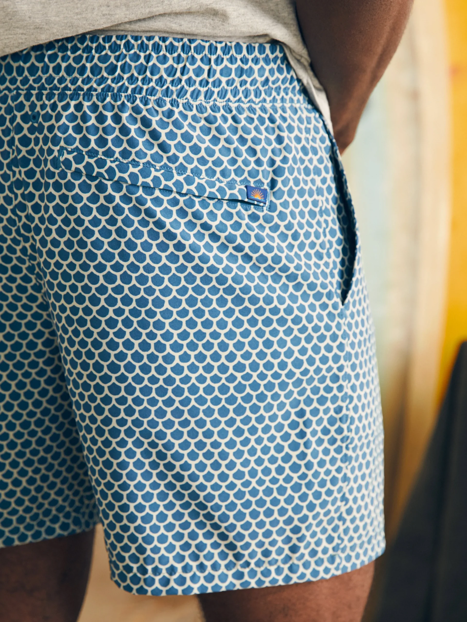 Shorts|Swim^Faherty Brand Shorelite Active Swim Short (7" Inseam) - Fishscale