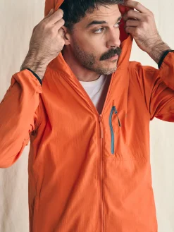 Jackets & Vests^Faherty Brand Shorelite Packable Anorak - Isle Orange