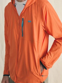 Jackets & Vests^Faherty Brand Shorelite Packable Anorak - Isle Orange
