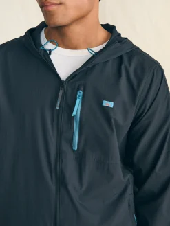 Jackets & Vests^Faherty Brand Shorelite Packable Anorak - Summit Black