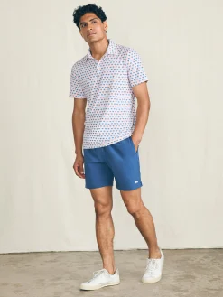 Polo Shirts^Faherty Brand Shorelite Short-Sleeve Tech Polo - Pink Paradise Palm