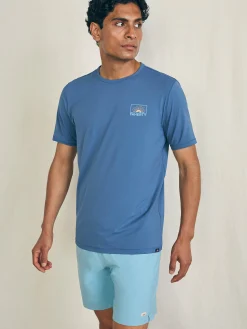 T-Shirts & Henleys^Faherty Brand Shorelite Short-Sleeve Tech Tee - Breaker Blue
