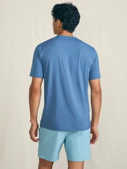 T-Shirts & Henleys^Faherty Brand Shorelite Short-Sleeve Tech Tee - Breaker Blue