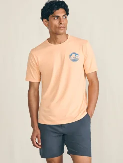 T-Shirts & Henleys^Faherty Brand Shorelite Short-Sleeve Tech Tee - Passion Peach