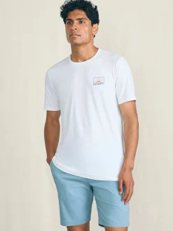 T-Shirts & Henleys^Faherty Brand Shorelite Short-Sleeve Tech Tee - Pure White