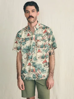 Shirts^Faherty Brand Shorelite Short-Sleeve Tech Shirt - Scenic Safari