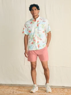 Shirts^Faherty Brand Shorelite Short-Sleeve Tech Shirt - Tropical Breeze