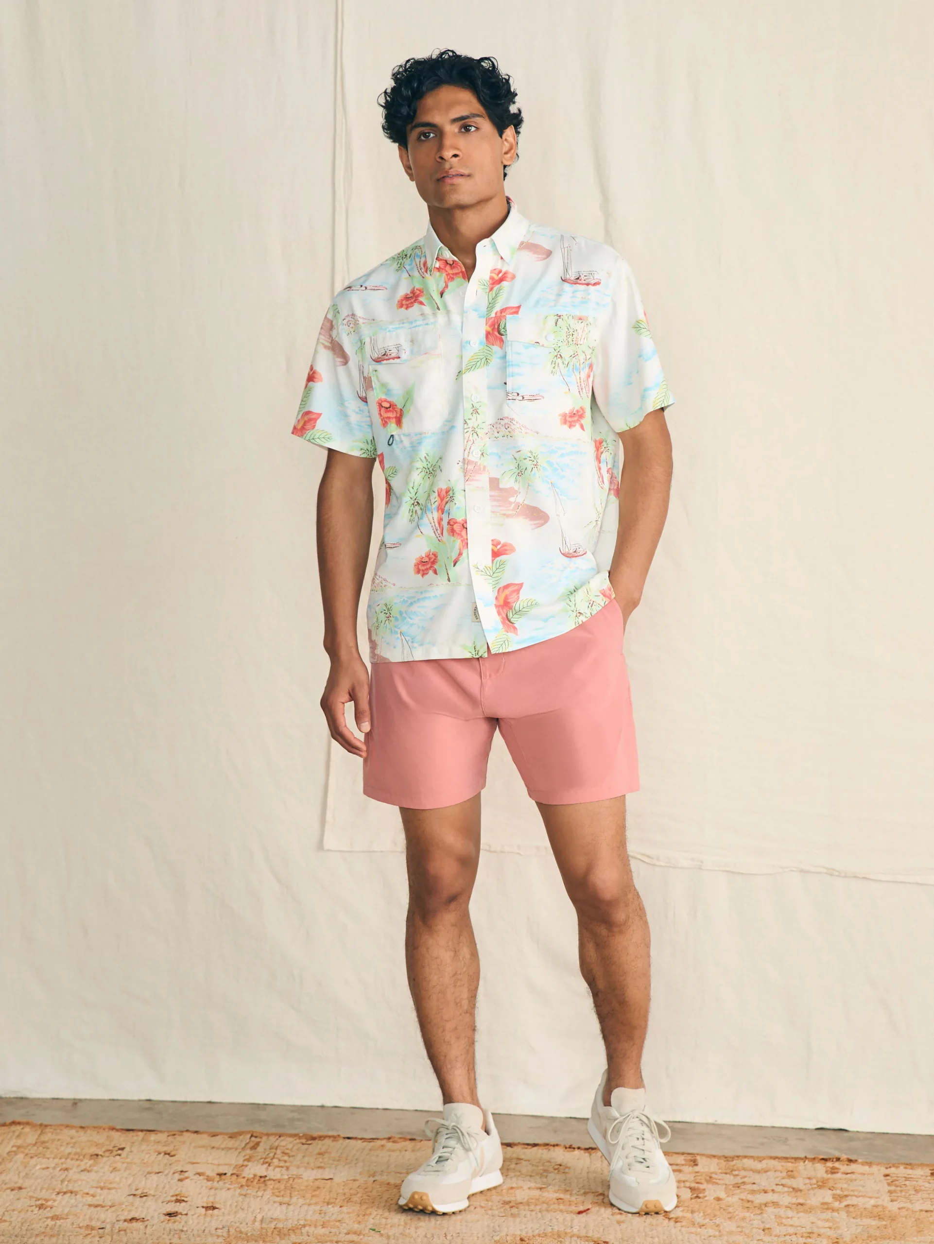 Shirts^Faherty Brand Shorelite Short-Sleeve Tech Shirt - Tropical Breeze