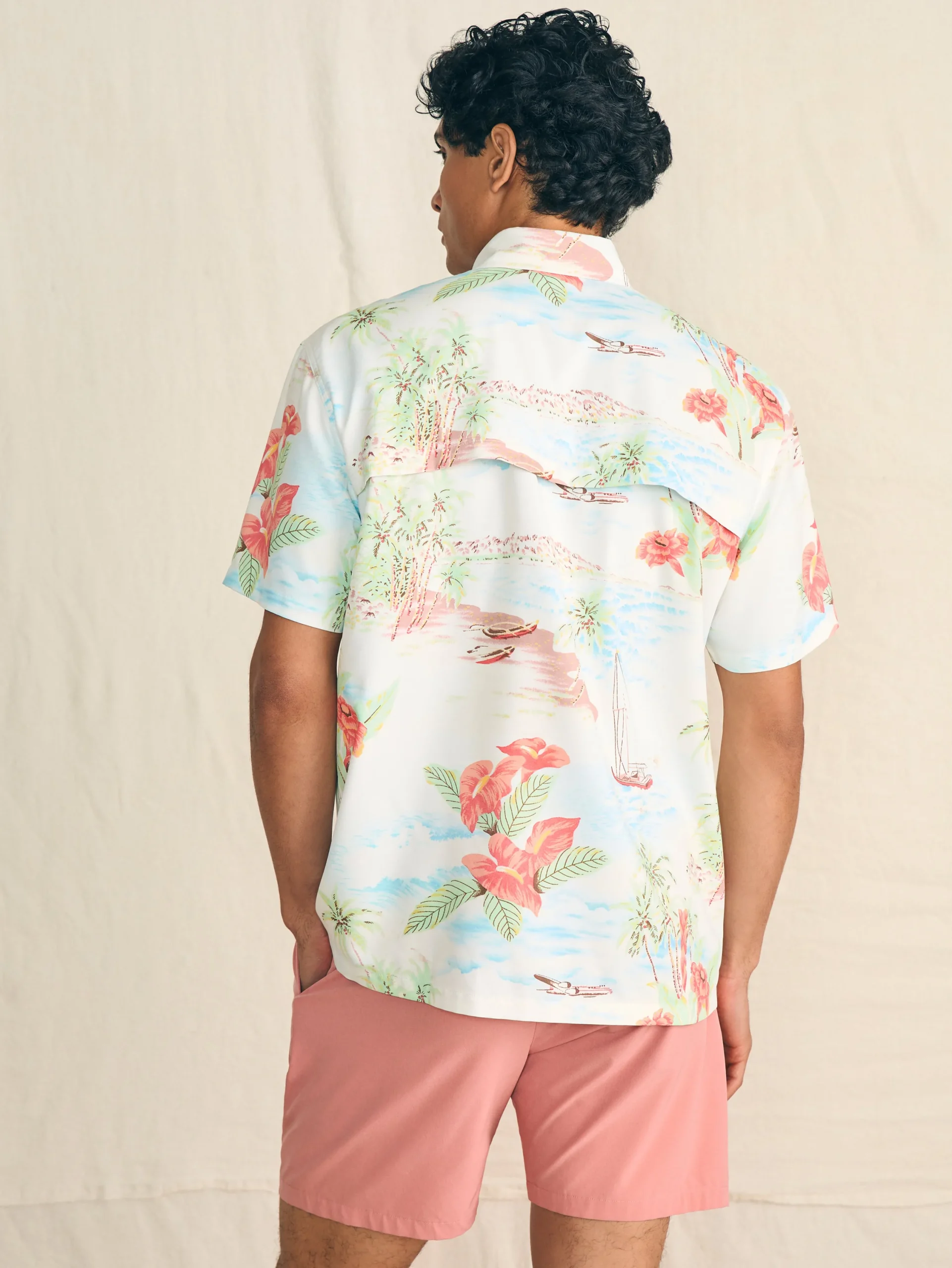 Shirts^Faherty Brand Shorelite Short-Sleeve Tech Shirt - Tropical Breeze