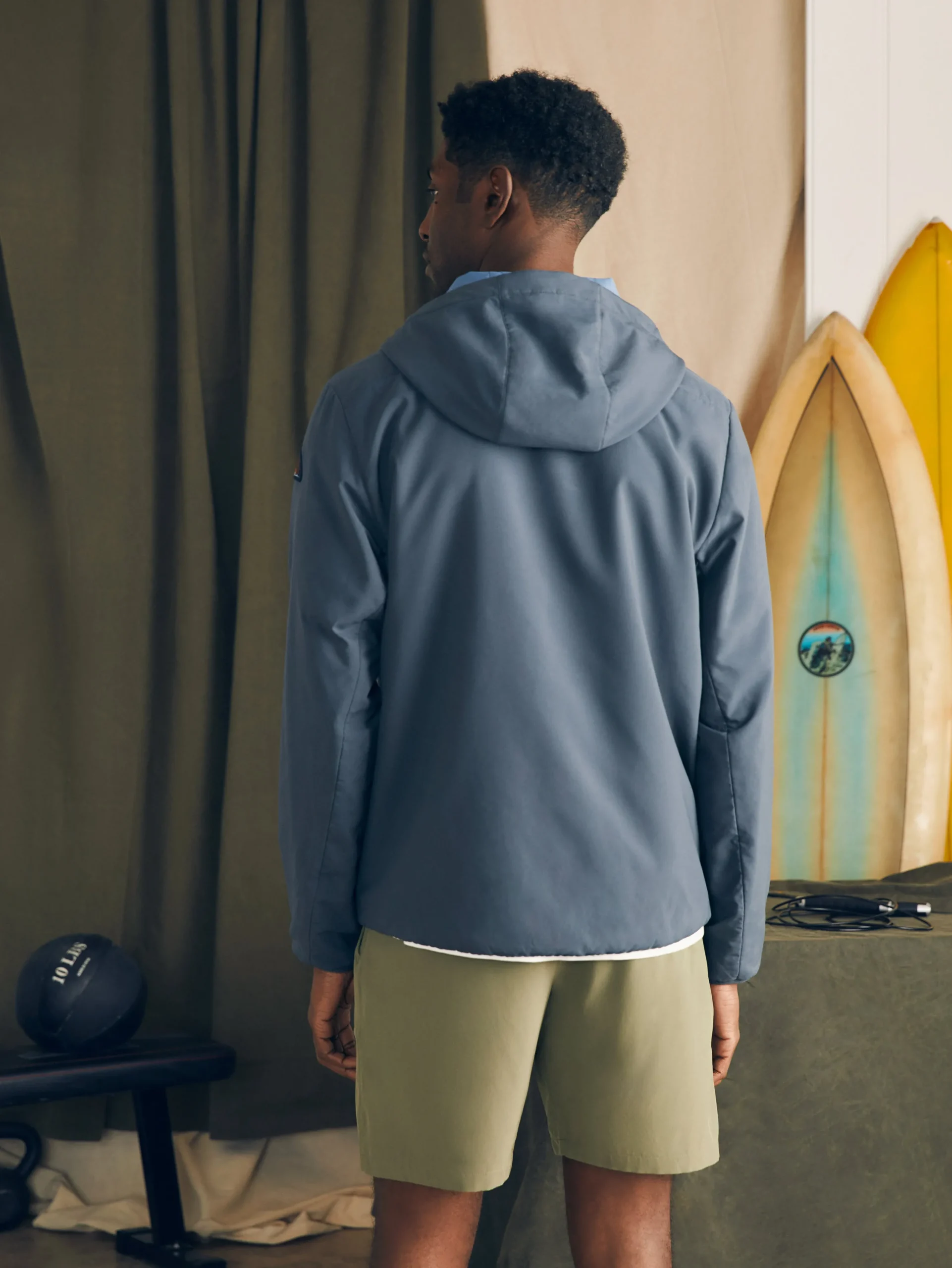 Jackets & Vests^Faherty Brand Shorelite Surf Stripe Jacket - Blue Nights